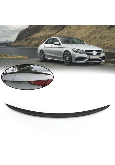 Mercedes W206 Amg Uyumlu Yedek Parça Spoiler Boyasız Plastik