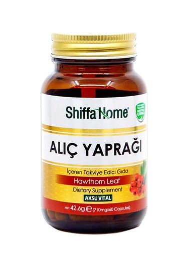 Aksu Vital Shiffa Home Alıç Yaprağı 710 MG 60 Kapsül