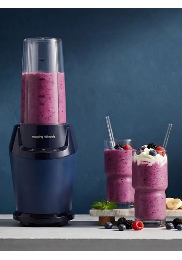 Morphy Richards MUC-BKS2V 21.000 RPM Mavi Smoothie Blender Seti