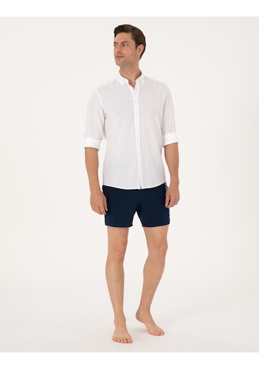 Pierre Cardin Erkek Lacivert Deniz Şortu 50307959-vr033