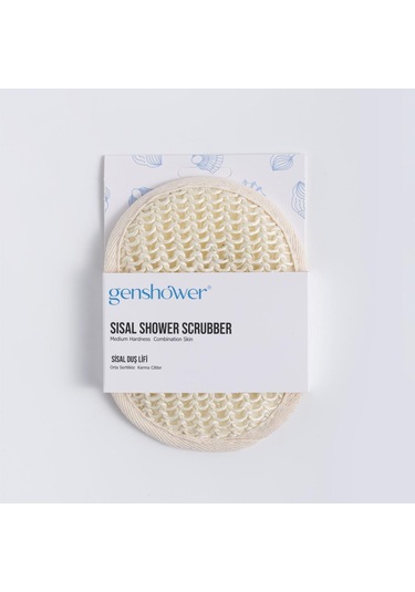 Genshower Sl1604 Sisal Oval Ped Kese Krem