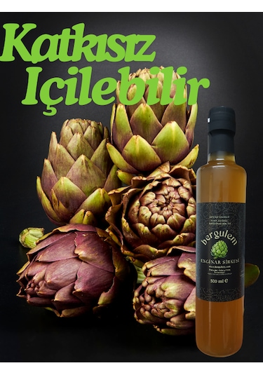 Bergulem Doğal Enginar Sirkesi 500 ML