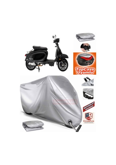 Coverplus Tg 300 S Lc Abs Branda Topcase Arka Çanta Uyumlu Motor Brandası Kilit Uyumlu