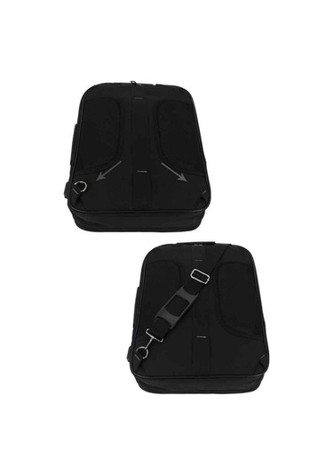 Case Club 1408 Usb Aparatlı 17. İnç Sırt Çantası Su Geçirmez Mat Destekli Omuz Askılı Laptop Bölmeli Siyah
