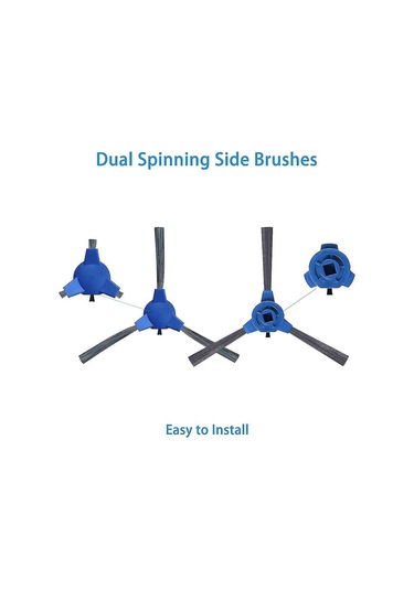 Geeroyoo Eufy Robovac G10 Hybrid & G30 İçin Bakım Seti - Ana Fırça, Yan Fırçalar, Filtreler Ve Moplar