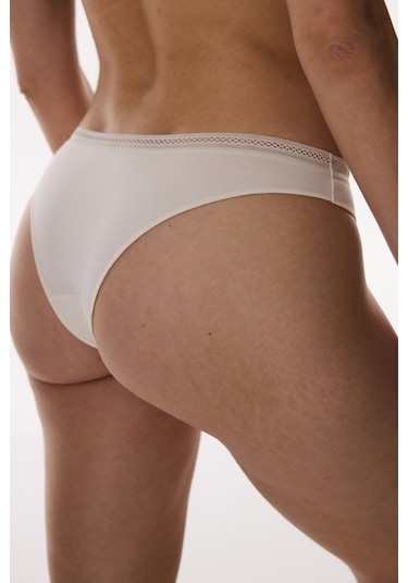 Penti Bej Easy Pamuklu Trim Brazilian Külot