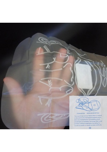 Tek Kullanımlık Solunum Maskesi Eğitiminde Maske Kullanılıyor