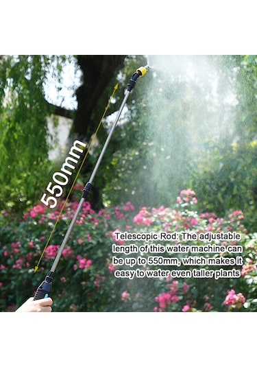 Leezsing El Tipi Elektrikli Sprey Makinesi Taşınabilir Otomatik Elektrikli Sisleyiciler Pratik Ev Bitkileri Sulama Sprey Makinesi Atomize-21