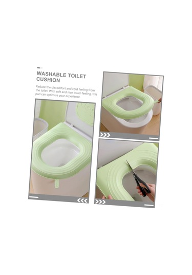 Padalink 4 Adet Kalın Eva Tuvalet Koltuğu - Islaklığa Dayanıklı Yeniden Kullanılabilir Yumuşak Banyo Tabanı Diğer