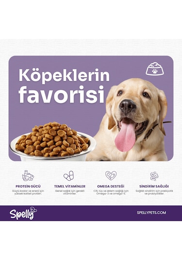 Spelly Biftekli Yetişkin Köpek Maması Konserve 12 x 400 G