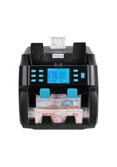Baove GB9000 Pro Mix Çift Katlı Karışık Para Sayma Makinesi - Sahte  Para Yakalama - TL, Euro, Usd