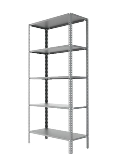 43x93 5 Katlı Çelik Raf & Depo Rafı & Ardiye Rafı & İstif Rafı