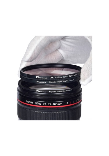 Youtek "82mm Manyetik Filtre Adaptör Halkası - Hızlı Değişim İçin Çift Mıknatıslı Profesyonel Set"