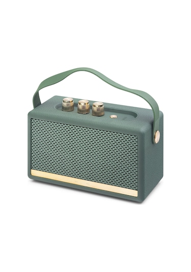 Bluetooth Nostaljik Hoparlör Fm 16.7 X 10.3 X 7.16 Cm - Yeşi Tdrtr