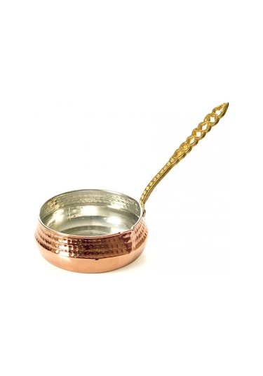 El Yapımı Çekiç Dövme Bakır -Sosluk Büyük Boy 1 Adet