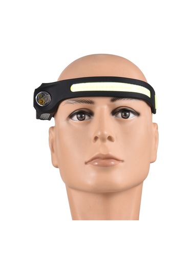 Geeksen Cob Teknoloji 500 Lumen El Fırçası Sensörlü 7 Modlu Ipx4 Su Geçirmez Kafa Lambası 1 Adet Çok Renkli