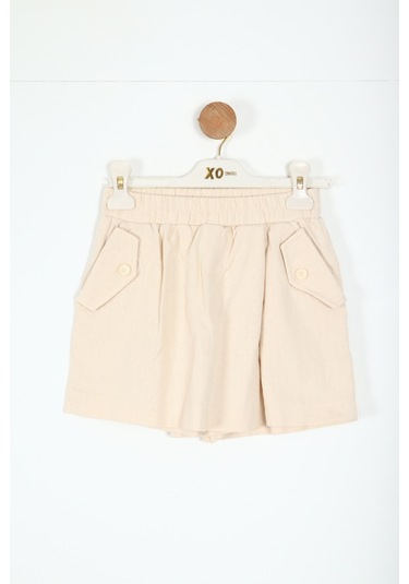 Xo Kids Kız Çocuk Şort Etek 4-8 Yaş 58561 Krem
