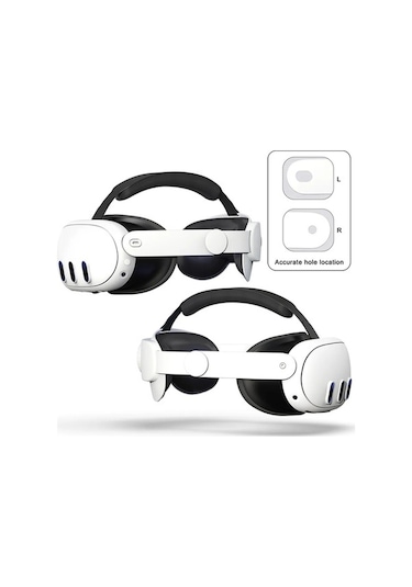 Fastbuy Meta Quest 3 Kulaklık Kafa Bandı, Ayarlanabilir, Beyaz, Elite Model
