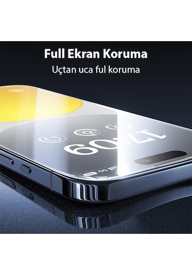 Baseus Crystalline Apple iPhone 15 Pro Max Uyumlu Anti Blue Ekran Koruyucu