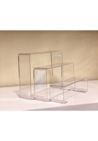 Ayakkabı Rafı Masa Üstü 3 Lü Set Merdiven Set