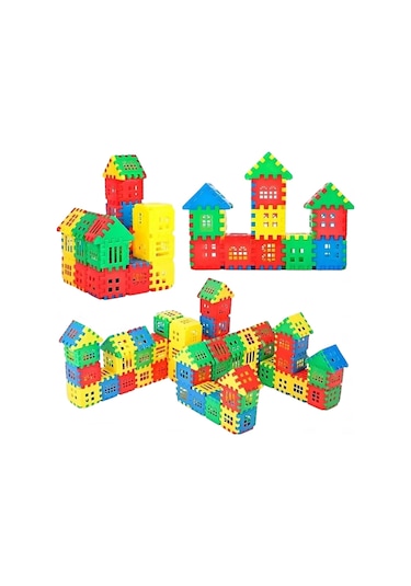 192 Parça Yapı Oyuncak Puzzle Blok 3d Tasarım Yeteneğini Geliştiren Eğlenceli Bilişsel Yapı Taşları