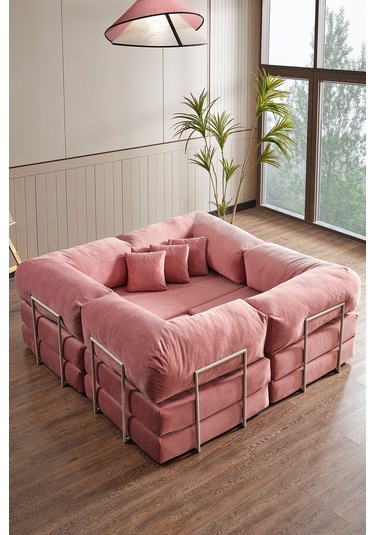 Legom Avanos Aktivite Koltuğu Yatak Olabilen Çok Amaçlı Kanepe Koltuk Takımı Pudra Pudra