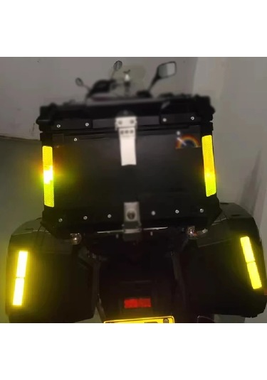 4 Adet Yansıtıcı Şeritler Gece Güvenlik Uyarı Motosiklet