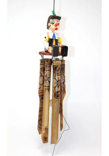 Pinokyolu Bambu Çan 60 Cm No:2 - 9005657335452ynt Çok Renkli