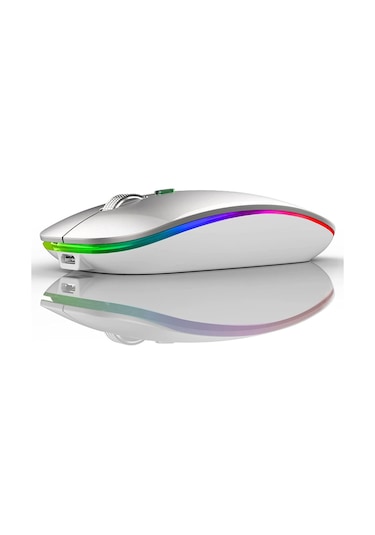 Mkey MK-109 RGB LED Kablosuz Mouse Optik Wireless Mouse Sessiz Mouse