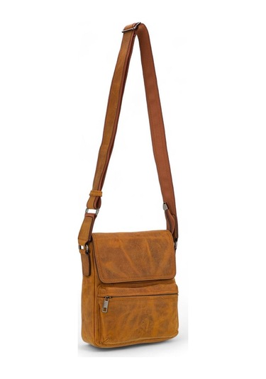 Bilik Deri Taba Crazy Horse Erkek Postacı Çantası Blm08 02-cr 001