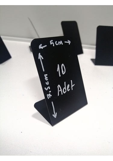 Silinebilir Karatahta Siyah Etiket Stand Kahve Kafe Pasta Tatlı