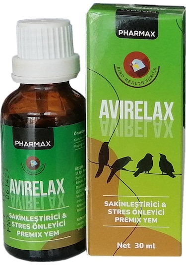 Pharmax Avirelax Kuş Sakinleştirici Likit 30 ML