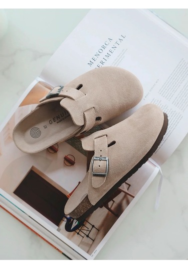 Riva Velour Taupe Terlik Erkek Rıva 105495 Genuins Velour Taupe Riva Velour Taupe