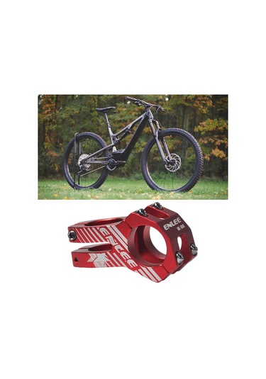 Suntek 31.8Mm Dağ Bisikleti Gövdesi Yüksek Kırmızı