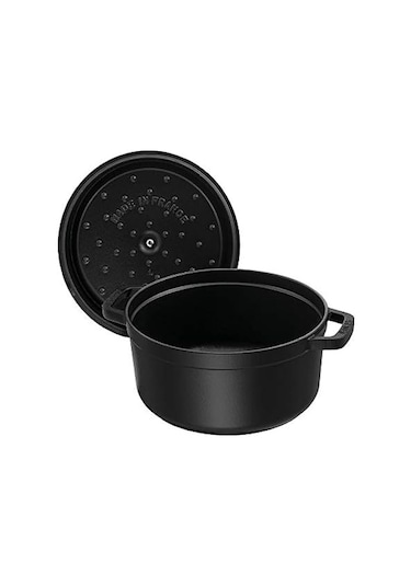 Staub La Cocotte Döküm Tencere, Siyah,24 Cm Diğer