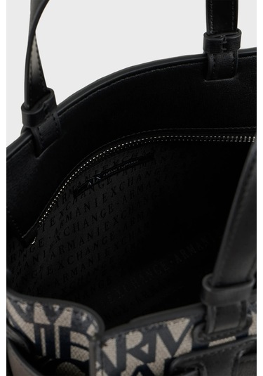 Armani Exchange Bayan Çanta 942690 3f742 00850 Siyah-gri Gri - Siyah