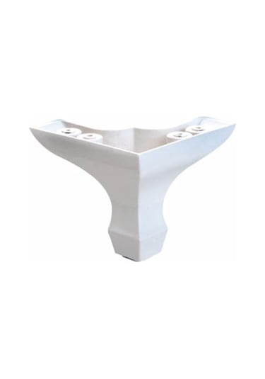 Hemenbak 8 Cm Lükens Ayak Beyaz (10 Adet)