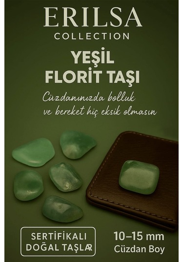 Sertifikalı Yeşil Florit Taşı Kütle 10-15 Mm Bereket Denge Ve Z