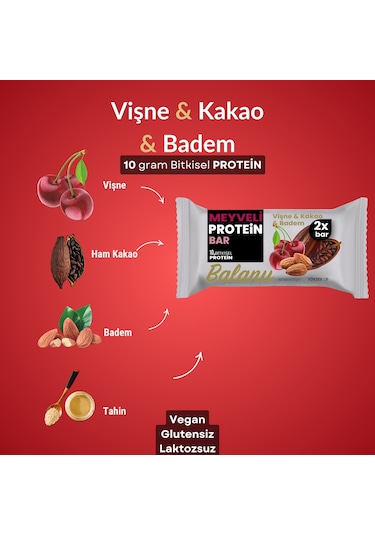 Balanu Protein Bar Seti 55 Gr 4 Farklı Lezzet 2'li Paketler X 4 A