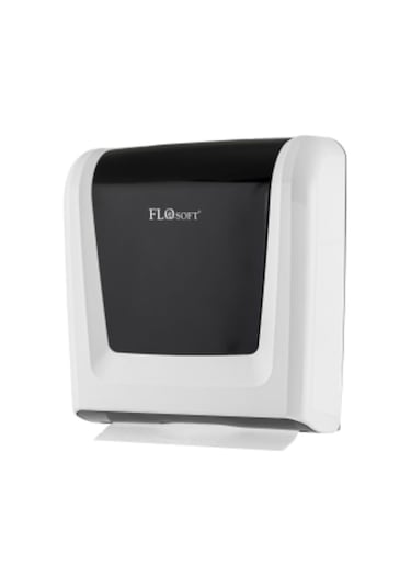 Flosoft Katlamalı Kağıt Havluluk 300'Lük Beyaz - Siyah
