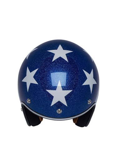 Torc T-50 Del Mar Captain Vegas Açık Motosiklet Kaskı Beyaz Mavi