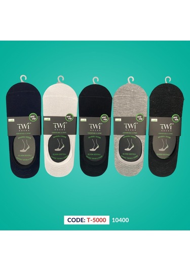 Bambu Babet Premium Çorap 12'li - Karışık Gri