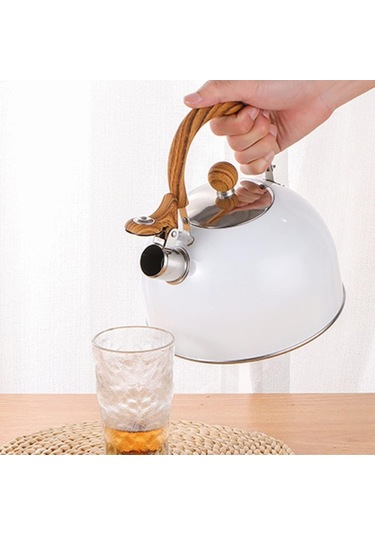 Paslanmaz Çelik Demlik Beyaz Renk Diğer