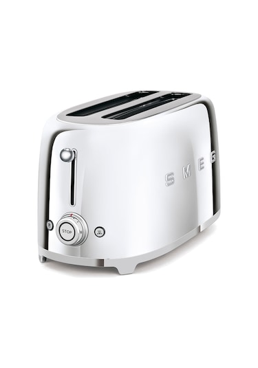 Smeg TSF02 4 Dilim Ekmek Kızartma Makinesi Krom
