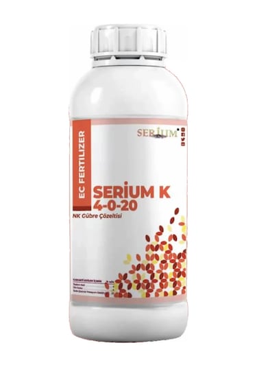 Serium 4-0-20 Azot Potasyum Nk Gübre Çözeltisi 1lt 1 LT
