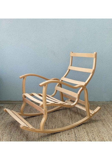 Reyo Santorini Sallanan Sandalye Dinlenme Ve Tv Koltuğu Kahverengi