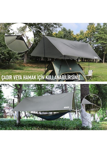 Haegs Su Geçirmez Tarp Tente Gölgelik Örtü, 4 Mevsim Taşınabilir Örtü Branda Çok İşlevli Outdoor Açık Hava Kamp Seyahat Tente Branda Barınak Yağmurluk, Güneşlik Karavan Yan Gölgelik Çadır 300x300 Cm - Yeşil Haegs Su Geçirmez Tarp Tente Gölgelik Örtü, 4 Mevsim Taşınabilir Örtü Branda Çok İşlevli Outdoor Açık Hava Kamp Seyahat Tente Branda Barınak Yağmurluk, Güneşlik Karavan Yan Gölgelik Çadır 300x300 Cm - Yeşil