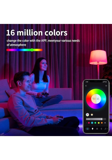 Cbtx Zj-bwbl1h-rgbww-6p 6pcs 10w Akıllı Ampuller Led Ampuller