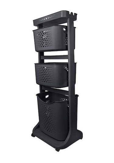 Üç Katlı Organizer Sepet - Sebzelik