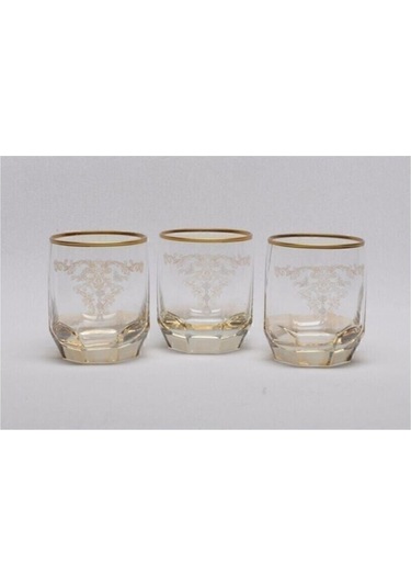 Çeyizci Çarşı Lav 18 Parça Su Bardak Takımı Yaldızlı-lüsterli-dekorlu Çyz0000290 1499.0